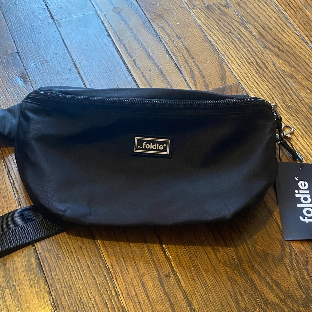 Foldie Black Crossbody Bag for Women
